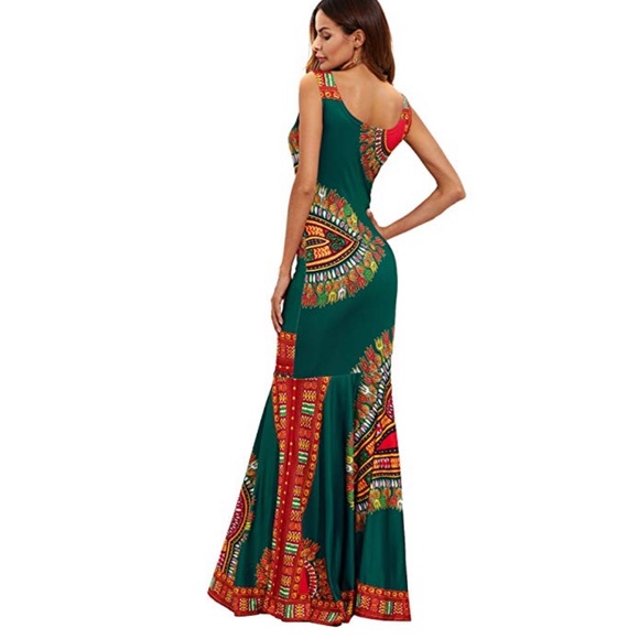 Mermaid Tail Bodycon Maxy Dress - Picture 4 of 5